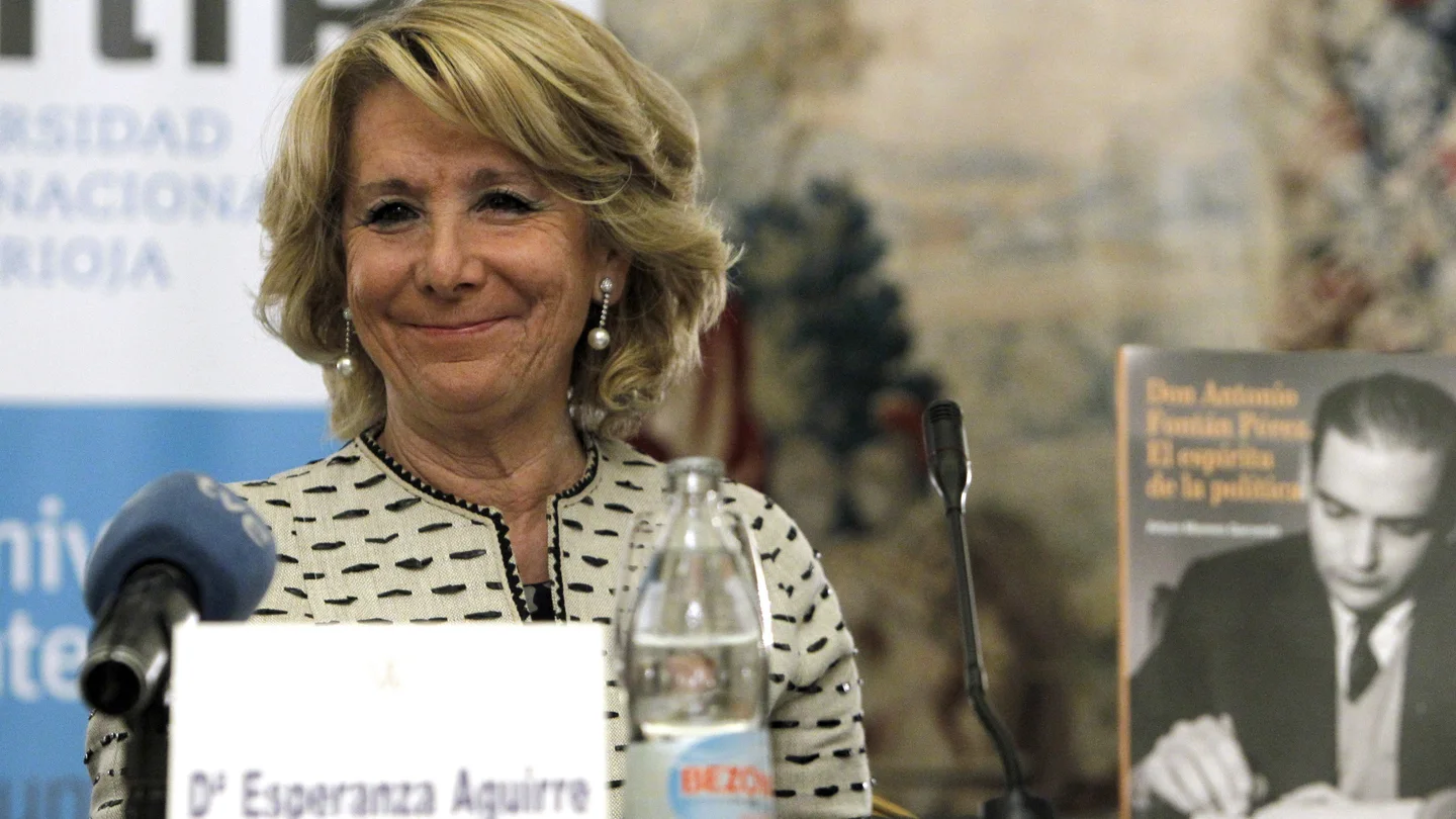 Esperanza Aguirre en una imagen de archivo Esperanza Aguirre en una imagen de archivo