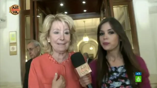 Esperanza Aguirre y Marta Márquez