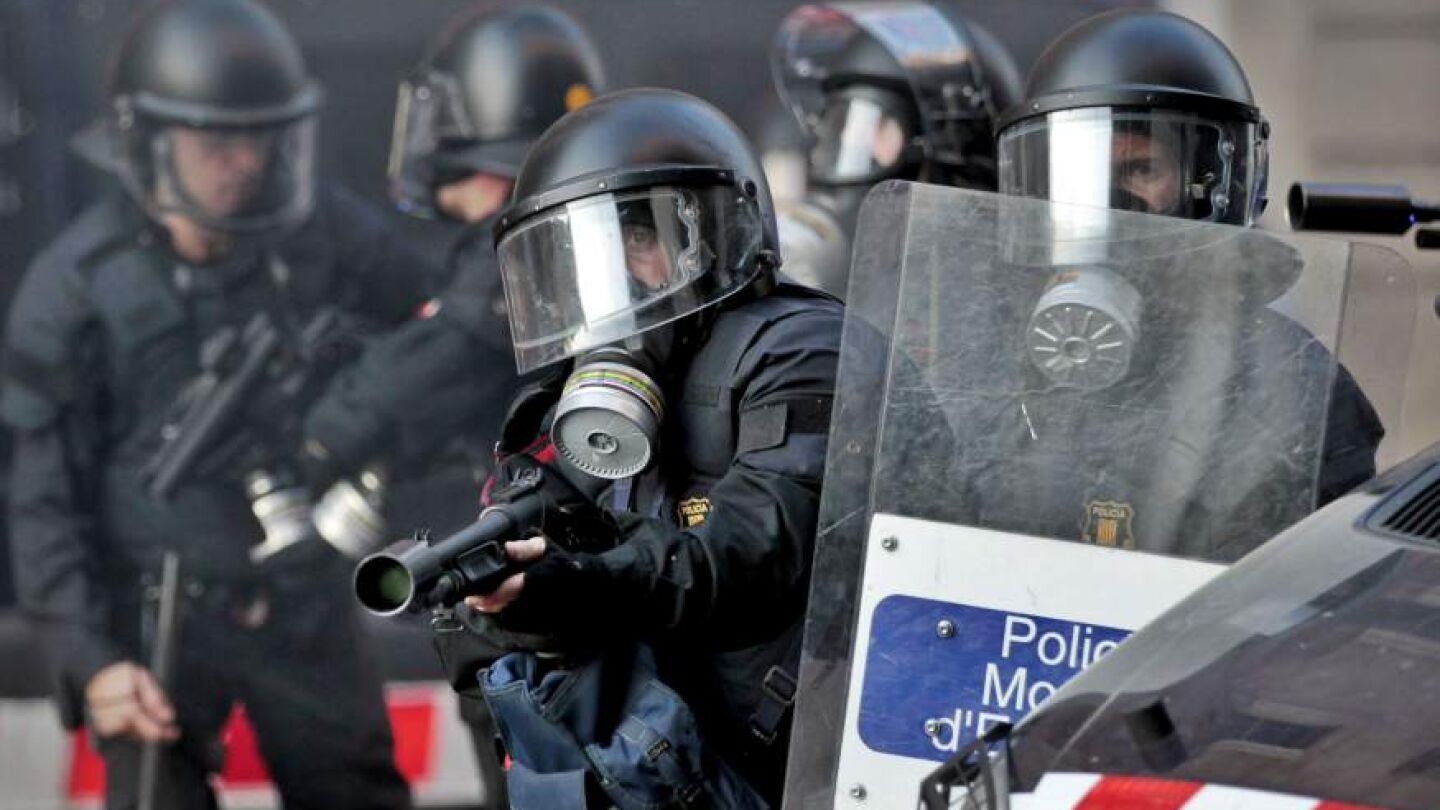 Mossos d'esquadra el 29M