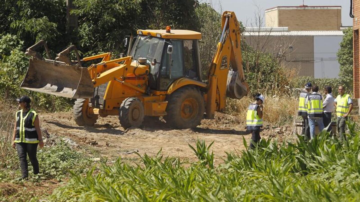 Labores de b&uacute;squeda del cuerpo de Marta del Castillo en la finca Majaloba de La Rinconada