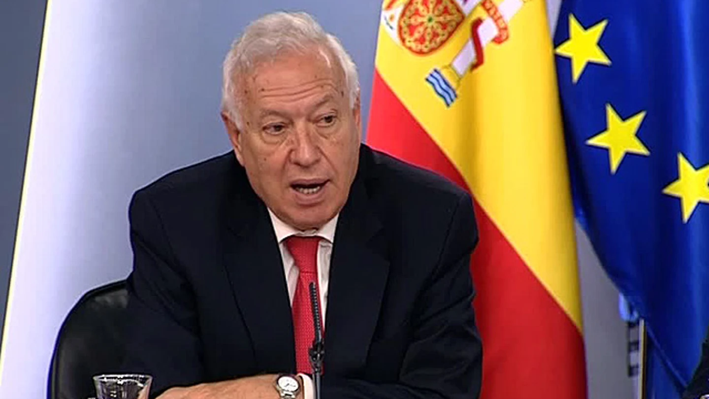 García- Margallo, en la rueda de prensa del Consejo de Ministros García- Margallo, en la rueda de prensa del Consejo de Ministros