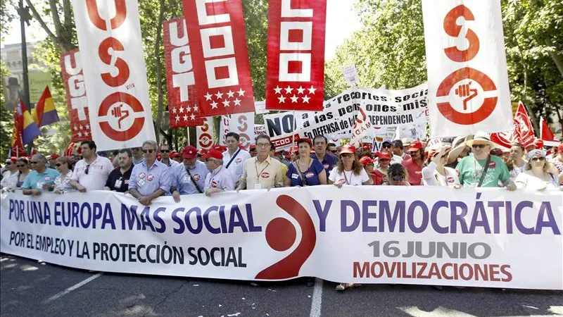 Manifestación contra la austeridad