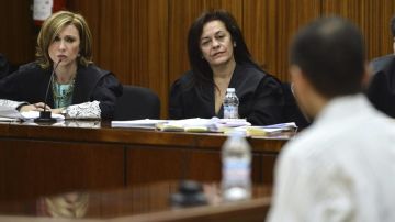 José Bretón ante la abogada de Ruth Ortiz y la fiscal de caso