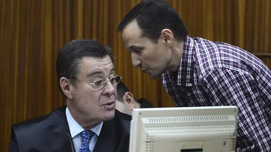 José Bretón habla a su abogado José Bretón habla a su abogado