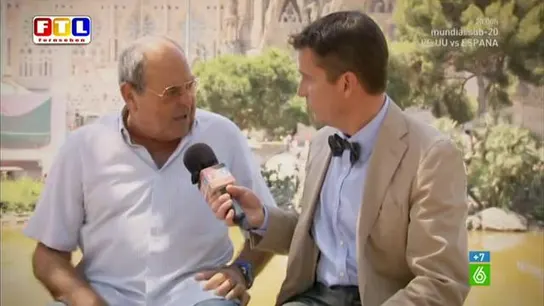 Wolfgang Maier habla con Jaume Creixell Wolfgang Maier habla con Jaume Creixell