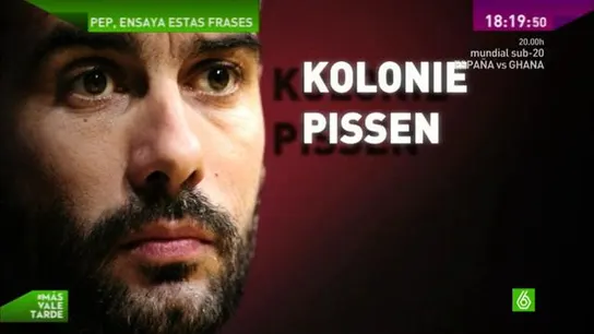 Las mejores frases de Guardiola, traducidas al alemán Las mejores frases de Guardiola, traducidas al alemán