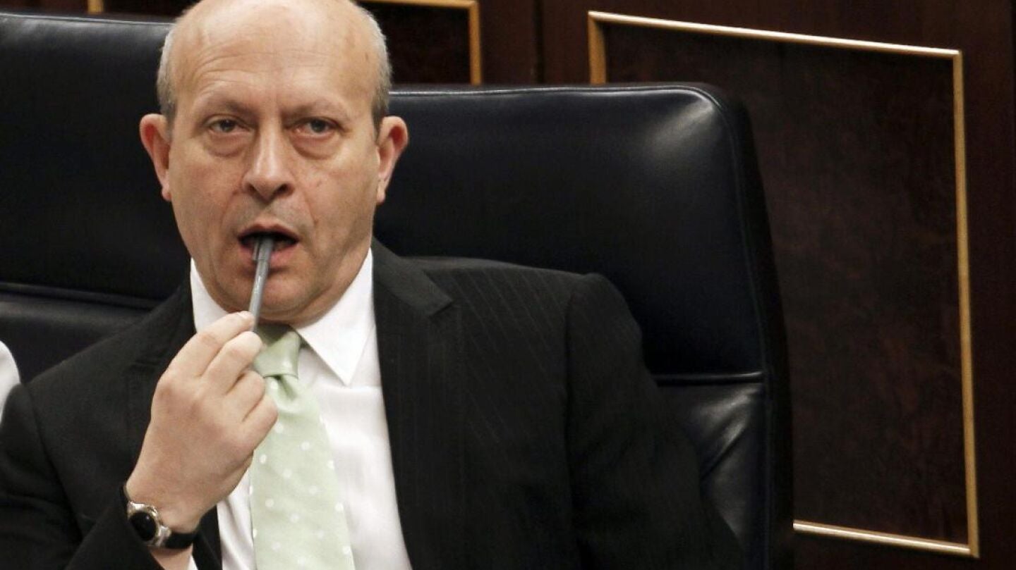 Jos&eacute; Ignacio Wert en el Congreso