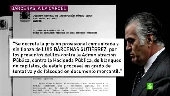 Auto del juez Ruz sobre Bárcenas Auto del juez Ruz sobre Bárcenas