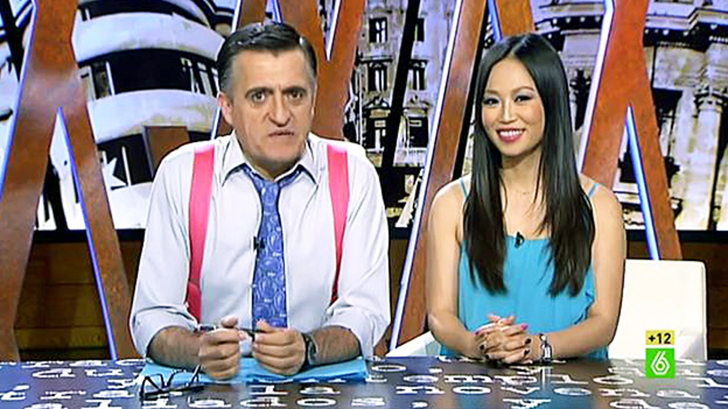 Wyoming y Usun Yoon en la mesa de El Intermedio Wyoming y Usun Yoon en la mesa de El Intermedio