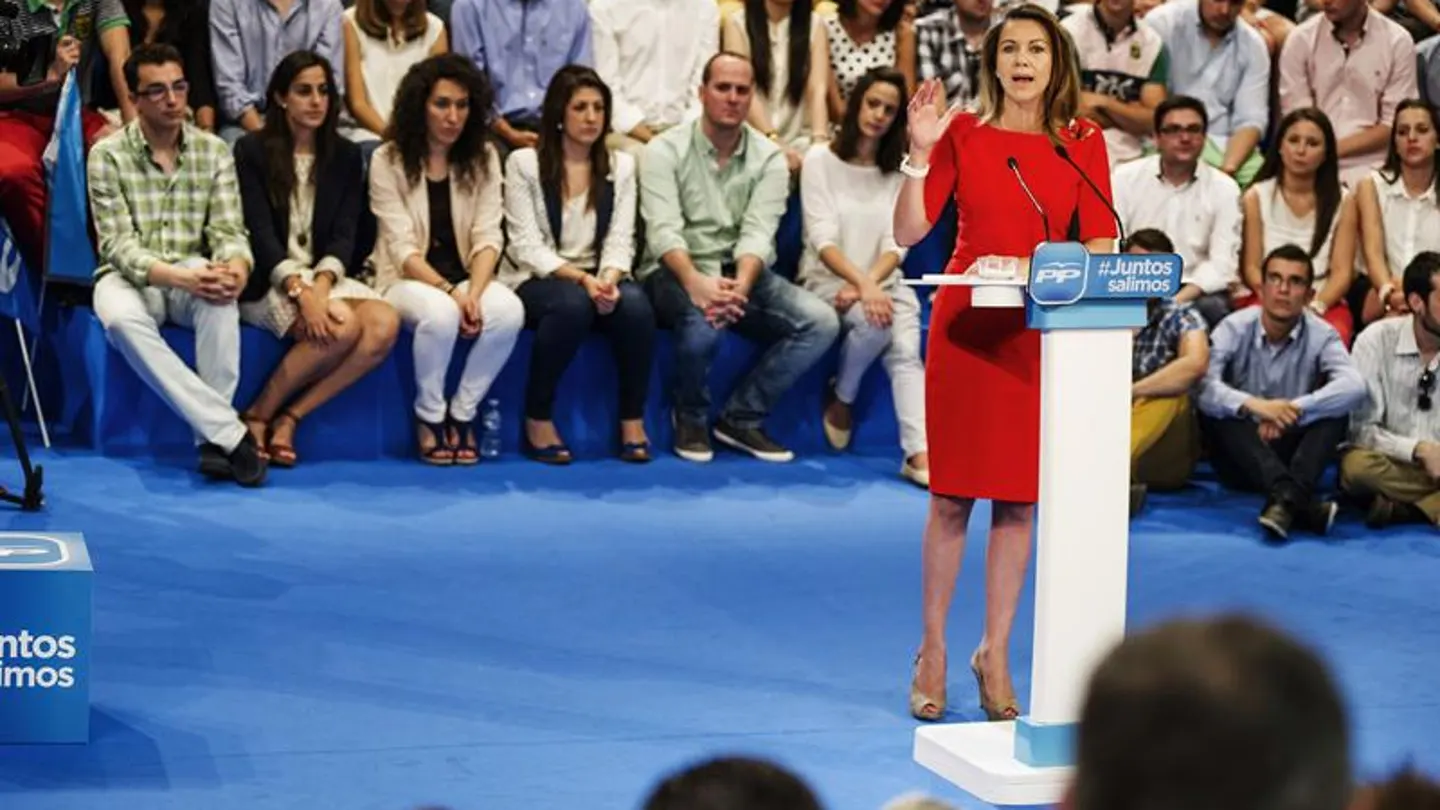La presidenta de Castilla-La Mancha y secretaria general del PP, María Dolores de Cospedal La presidenta de Castilla-La Mancha y secretaria general del PP, María Dolores de Cospedal