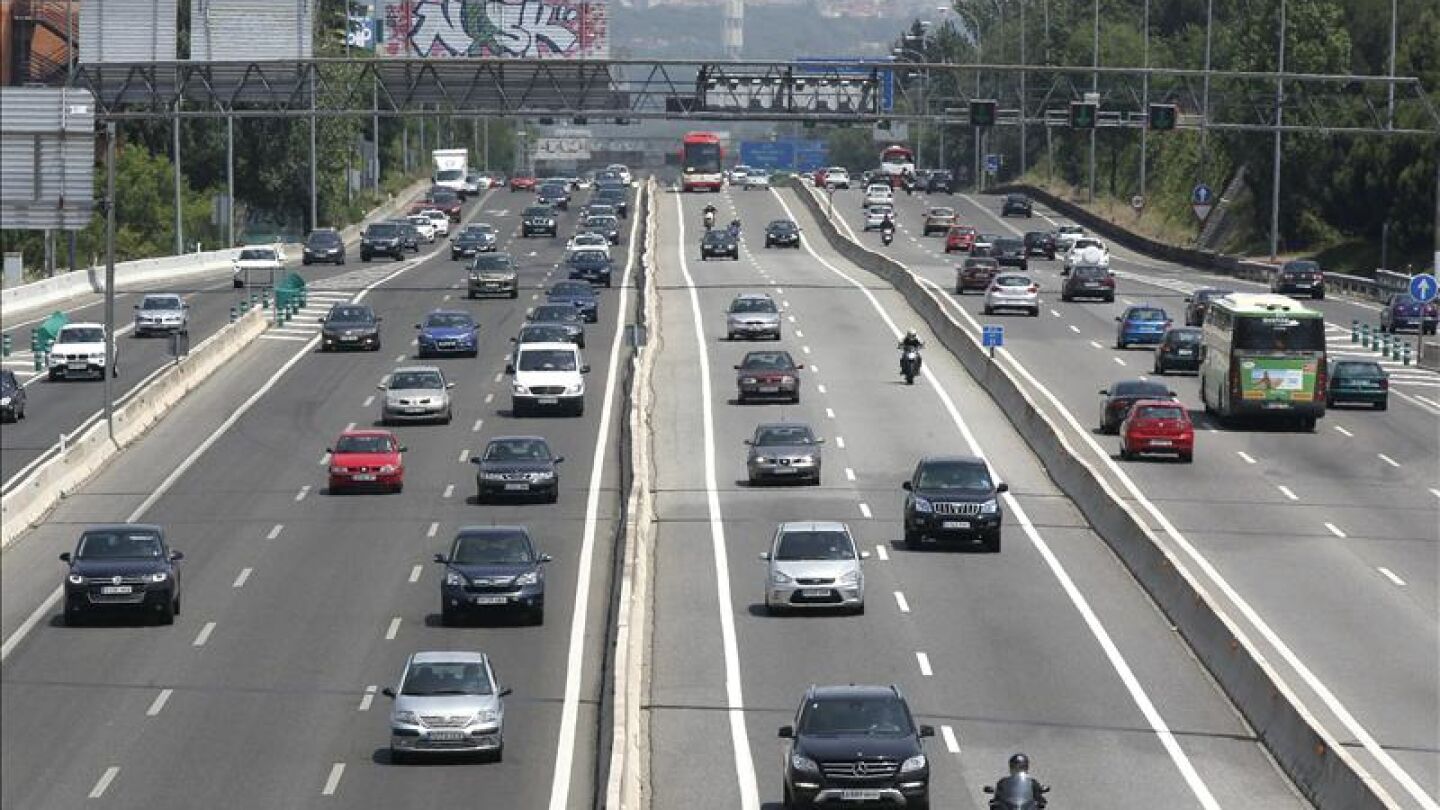 Imagen de una carretera madrile&ntilde;a