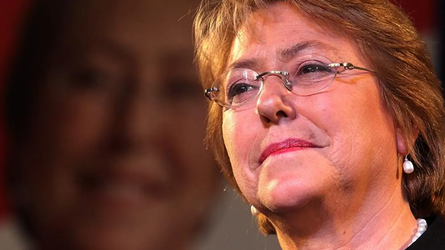La candidata presidencial por el Partido Socialista PS, Partido Por La Democracia PPD y el Partido Comunista, Michelle Bachelet La candidata presidencial por el Partido Socialista PS, Partido Por La Democracia PPD y el Partido Comunista, Michelle Bachelet
