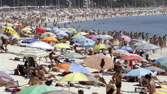 Playa de las Rías Baixas, en Vigo. Playa de las Rías Baixas, en Vigo.