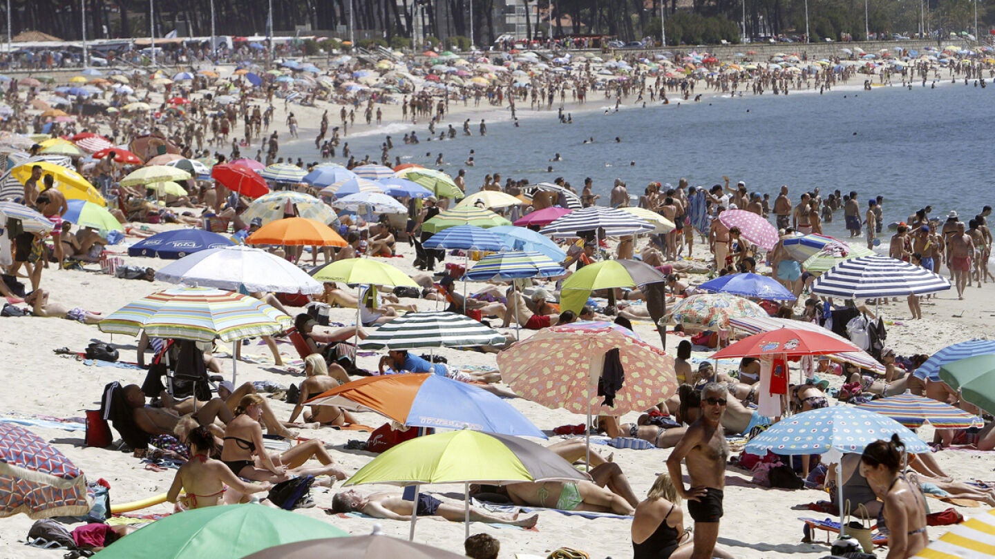 Playa de las R&iacute;as Baixas, en Vigo.