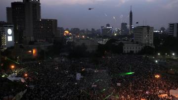 Vista general de la plaza Tahrir