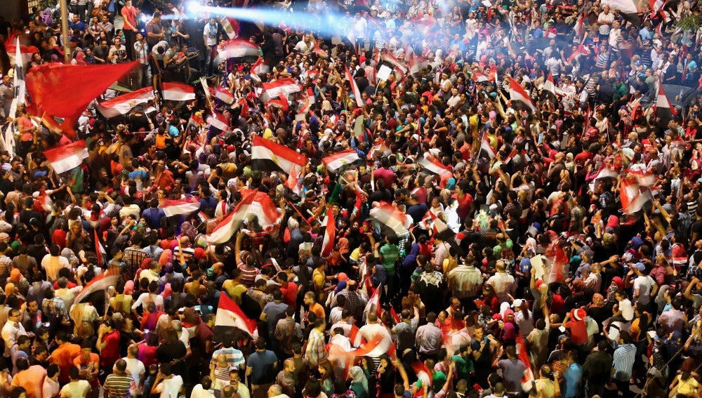 Protestas contra Mursi en El Cairo.