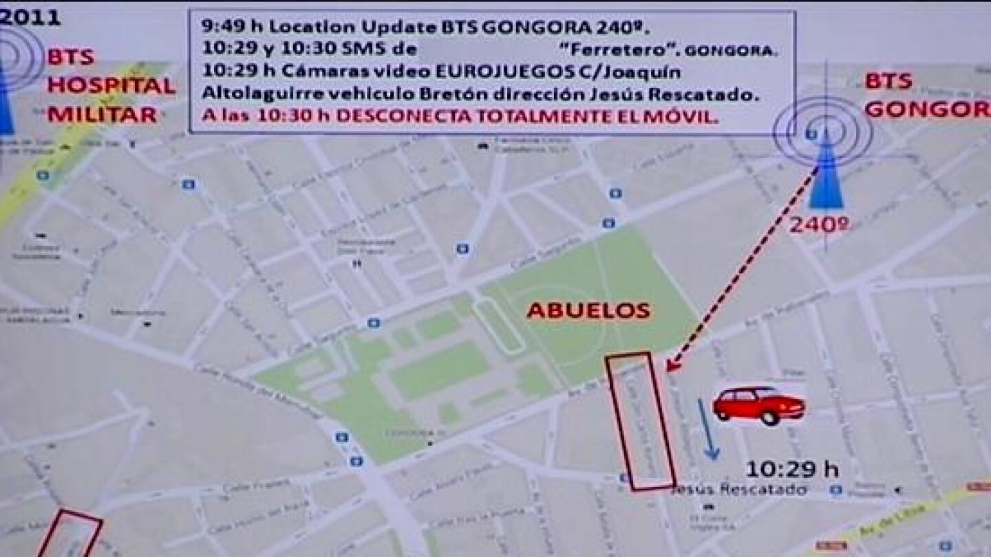 Mapa de posici&oacute;n de Jos&eacute; Bret&oacute;n
