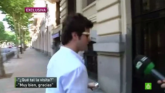 El hijo de Luis Bárcenas tras visitar a su padre El hijo de Luis Bárcenas tras visitar a su padre