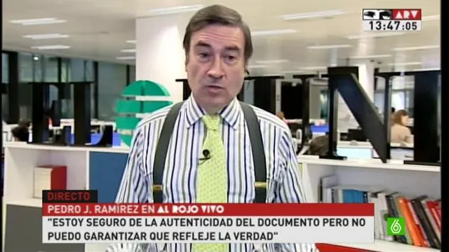 Pedro j. Ramírez, director de El Mundo', en Al Rojo Vivo