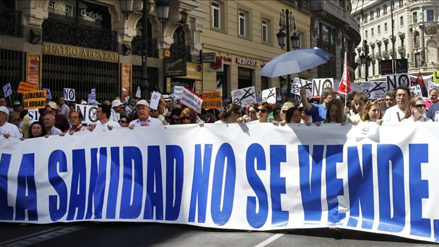 Manifestación a favor de la sanidad pública (archivo) Manifestación a favor de la sanidad pública (archivo)