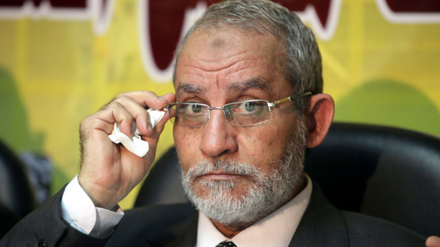El l&iacute;der de los Hermanos Musulmanes, Mohamed Badia.
