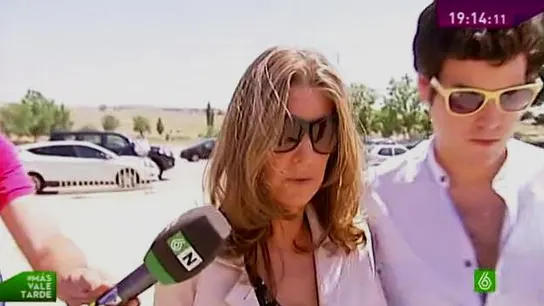 Rosalía Iglesias acude a Soto del Real con su hijo Rosalía Iglesias acude a Soto del Real con su hijo