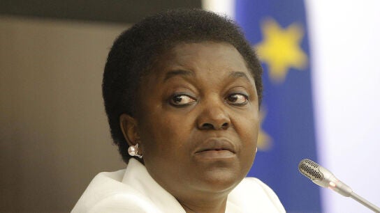 La ministra C&eacute;cile Kyenge