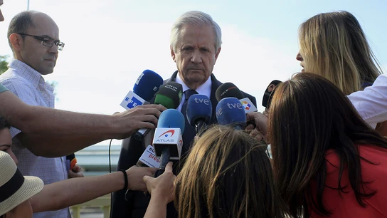 Gómez de Liaño: "He dicho a Bárcenas que sea sincero y que vaya con la verdad por delante" Gómez de Liaño: "He dicho a Bárcenas que sea sincero y que vaya con la verdad por delante"