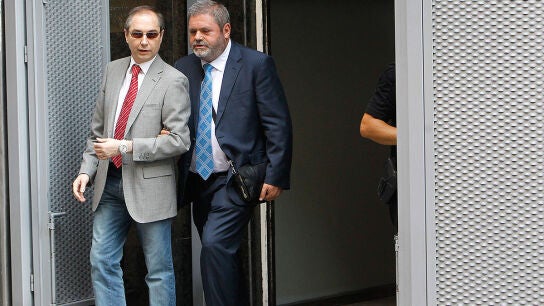 Miguel Dur&aacute;n, a la salida de la declaraci&oacute;n de B&aacute;rcenas