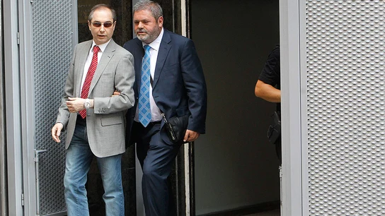 Miguel Durán, a la salida de la declaración de Bárcenas Miguel Durán, a la salida de la declaración de Bárcenas
