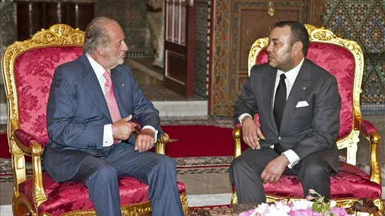 Don Juan Carlos con Mohamed VI en 2011 Don Juan Carlos con Mohamed VI en 2011