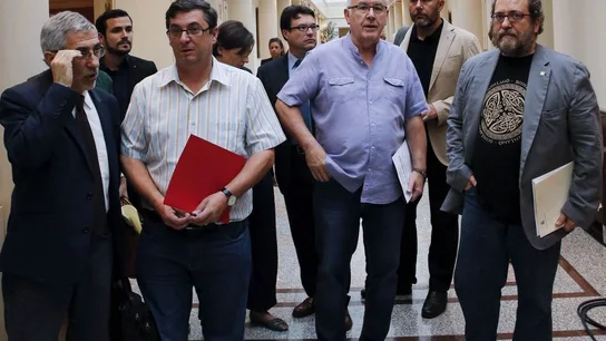 Cayo Lara, Chesús Yuste Cabello, José Luis Centella y Llamazares Cayo Lara, Chesús Yuste Cabello, José Luis Centella y Llamazares