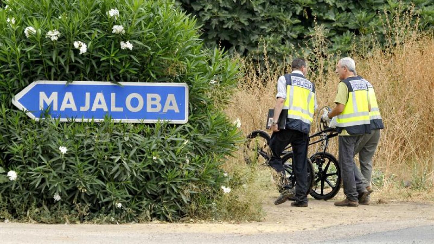 La Polic&iacute;a llega con el georadar a la finca de la Majaloba