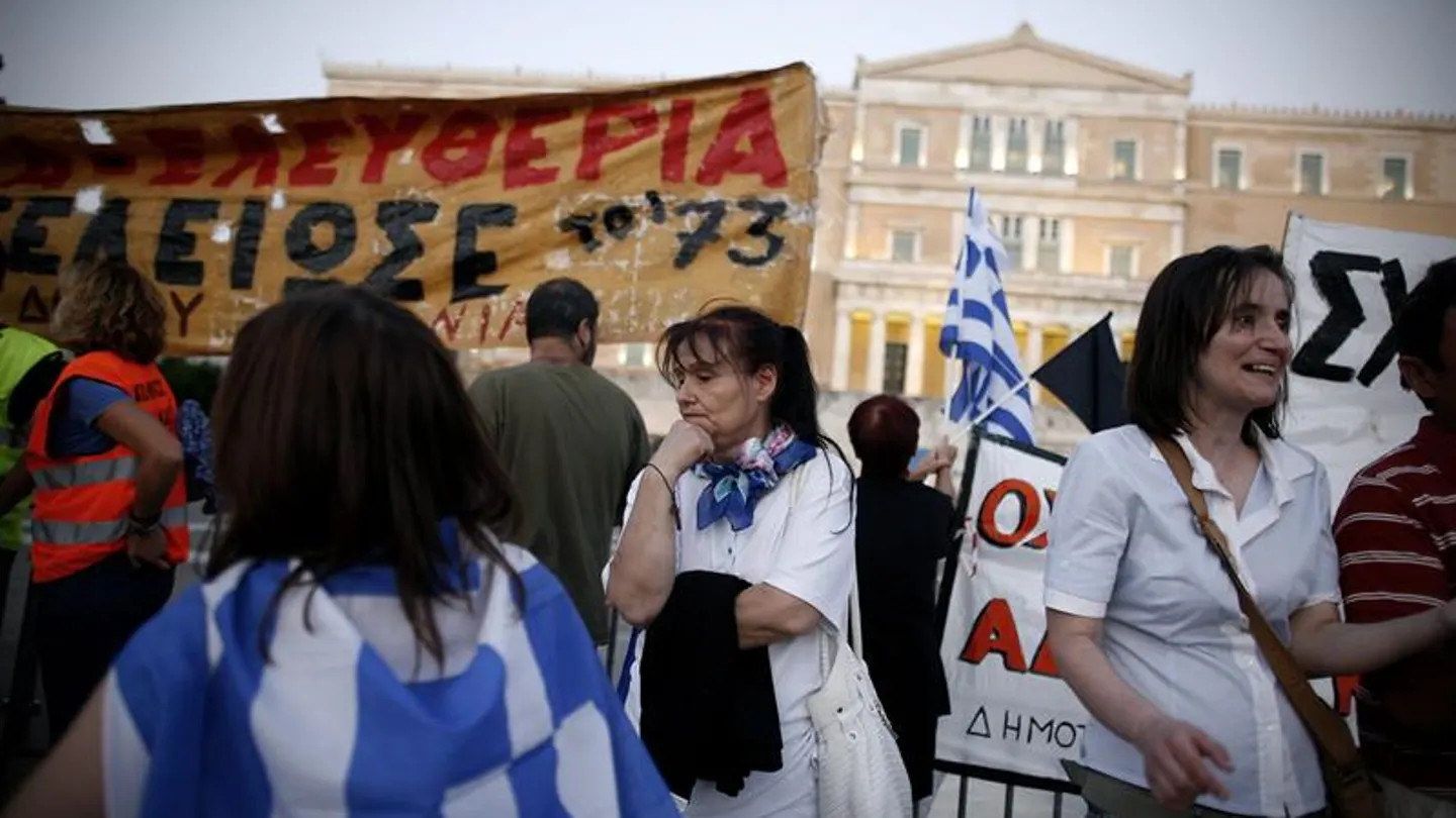 Protestas en Grecia frente al Parlamento (Archivo) Protestas en Grecia frente al Parlamento (Archivo)