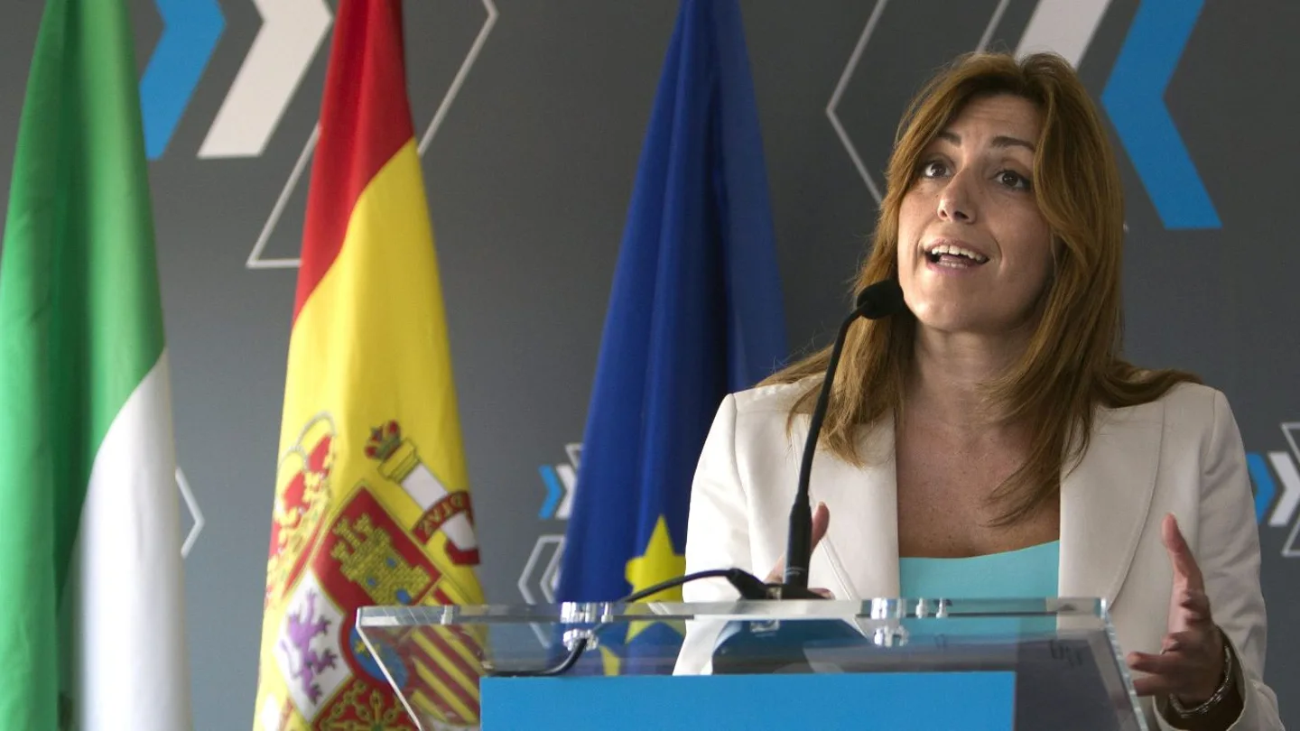 Susana Díaz en una comparecencia (Archivo) Susana Díaz en una comparecencia (Archivo)