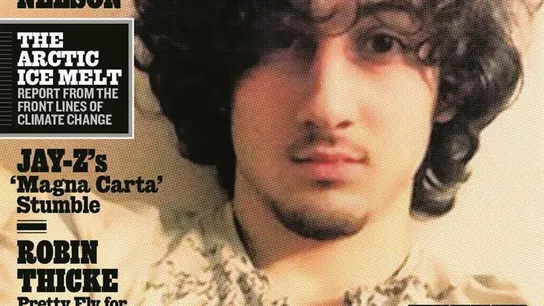 Portada de la revista Rolling Stone con Tsarnaev Portada de la revista Rolling Stone con Tsarnaev