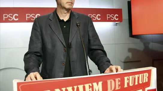 Esteve Terradas ante los medios Esteve Terradas ante los medios