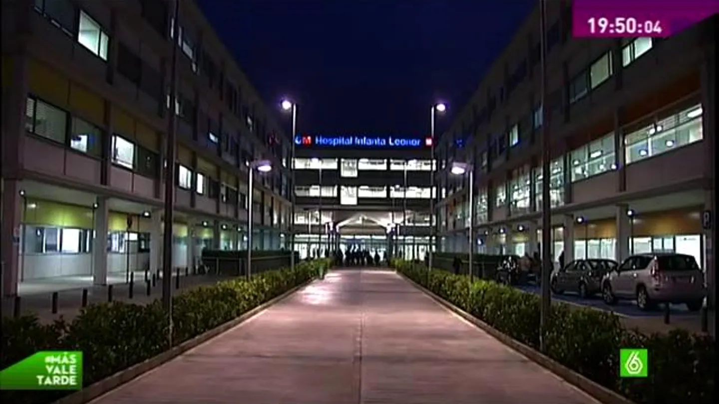 Hospital Infanta Leonor por la noche Hospital Infanta Leonor por la noche