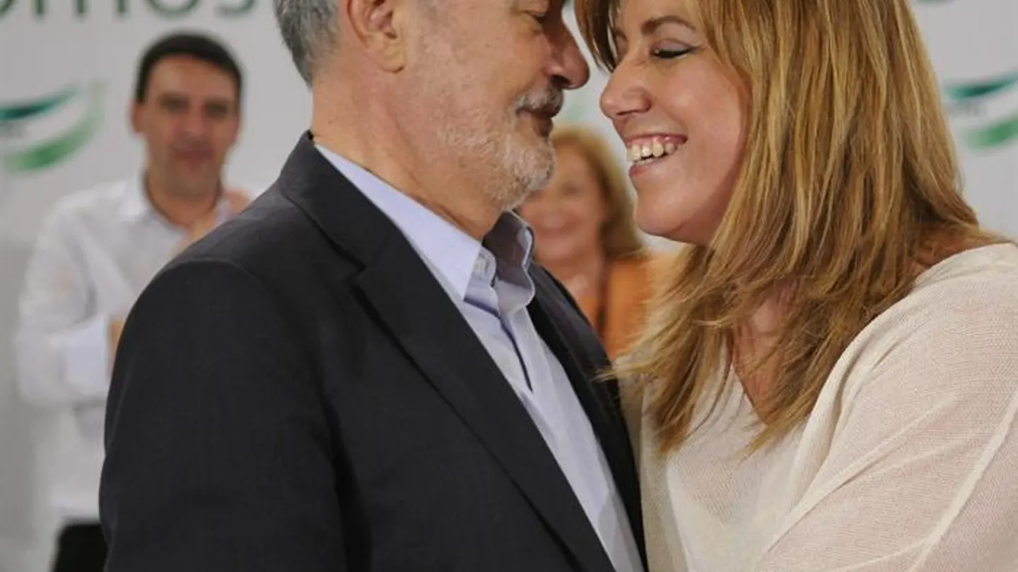 Susana Díaz y José Antonio Griñán Susana Díaz y José Antonio Griñán