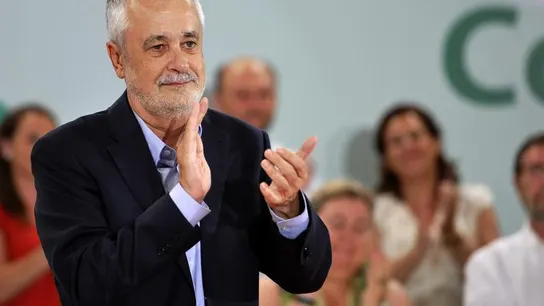 José Antonio Griñán, se despide de su partido. José Antonio Griñán, se despide de su partido.