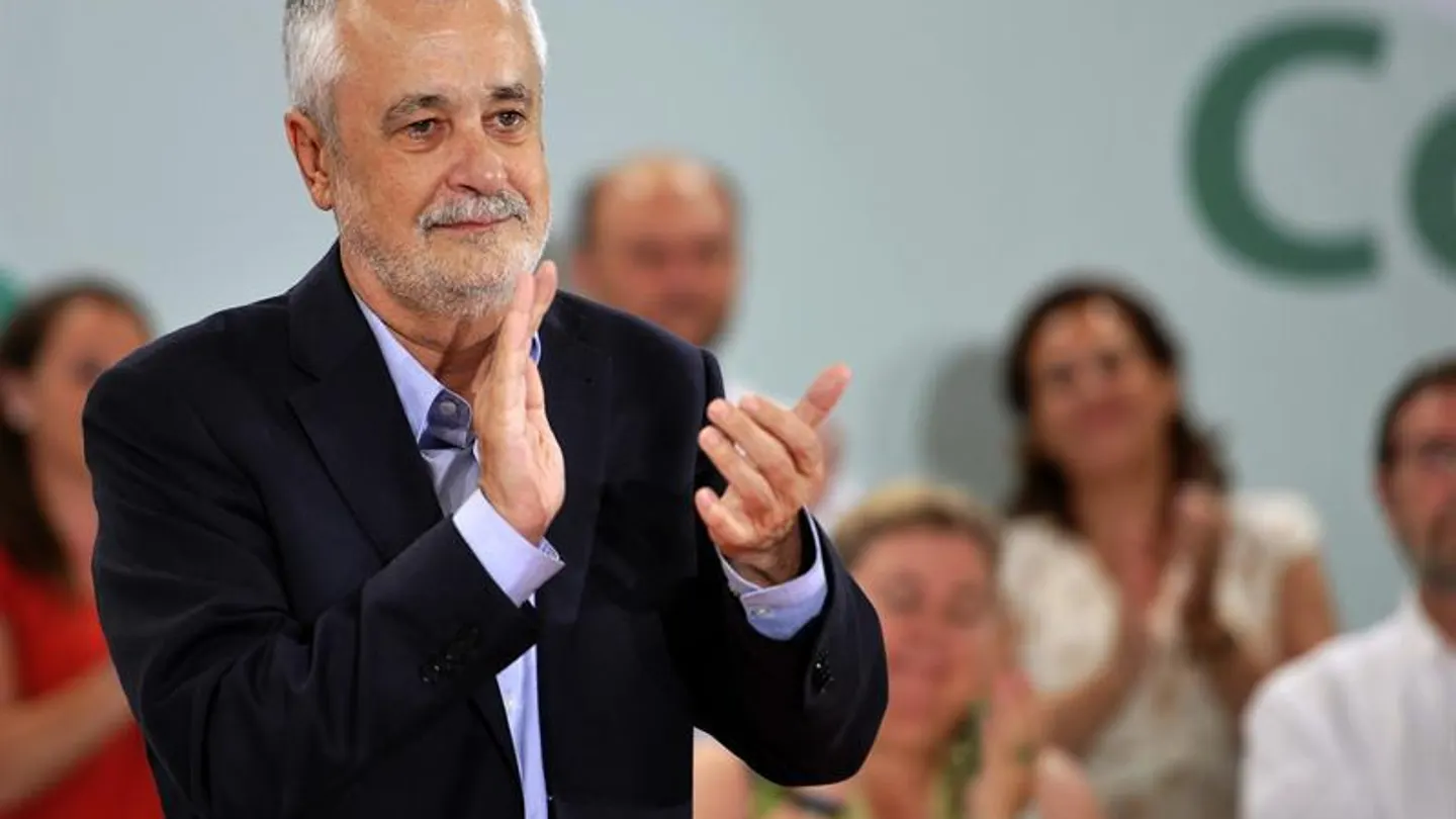 José Antonio Griñán, se despide de su partido. José Antonio Griñán, se despide de su partido.