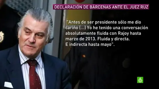 Declaración de Bárcenas ante el juez Ruz Declaración de Bárcenas ante el juez Ruz
