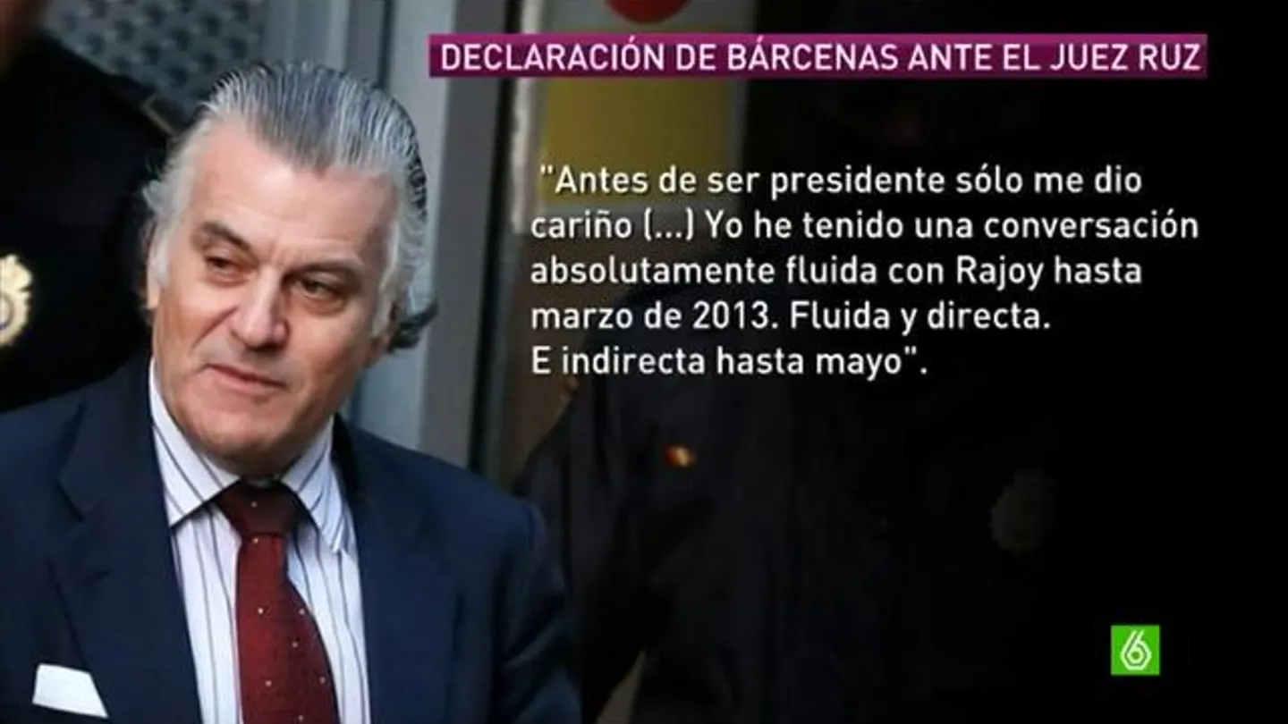 Declaración de Bárcenas ante el juez Ruz Declaración de Bárcenas ante el juez Ruz