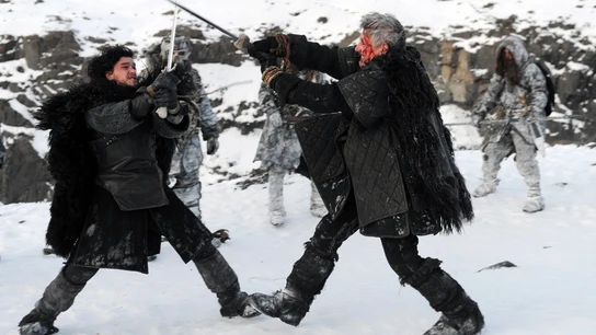 Jon Nieve y Qhorin Mediamano Jon Nieve y Qhorin Mediamano