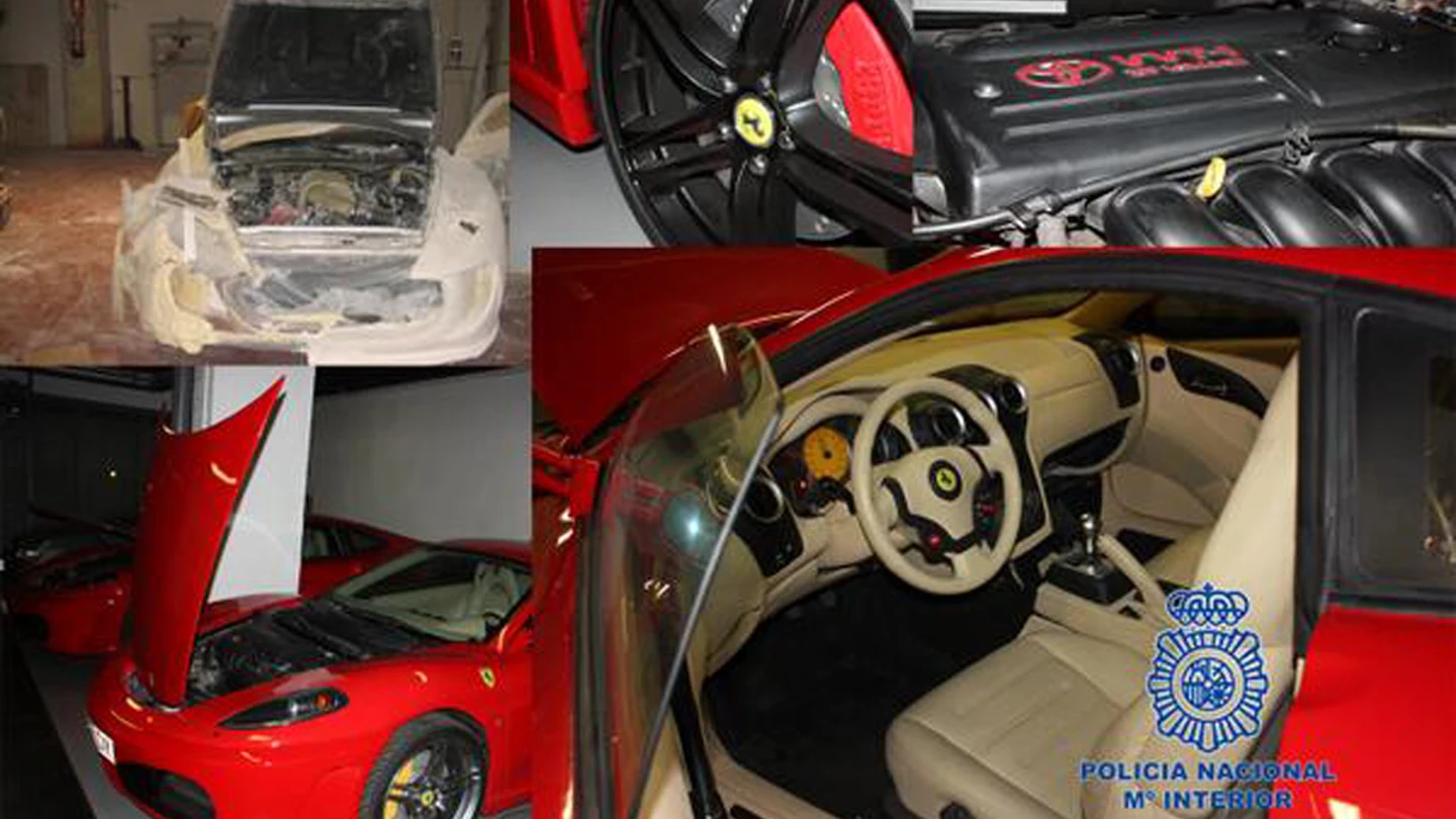 Falsos Ferrari intervenidos. Falsos Ferrari intervenidos.
