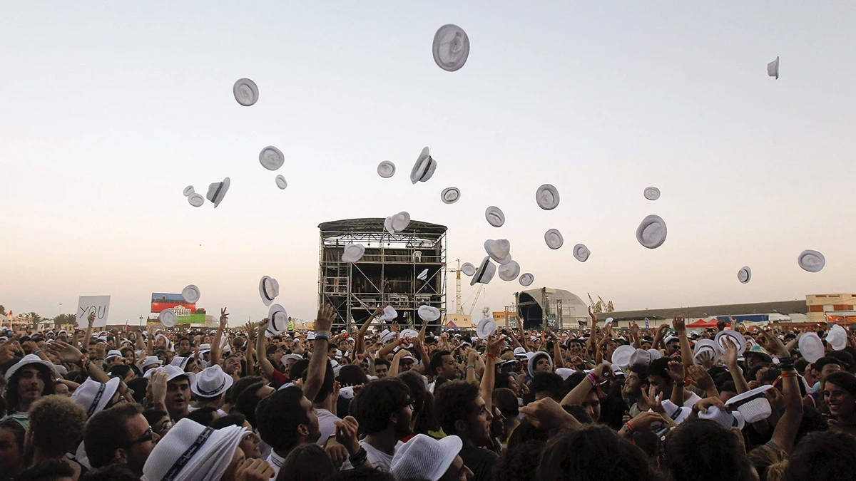 Ambiente del Arenal Sound en la edición de 2012. 