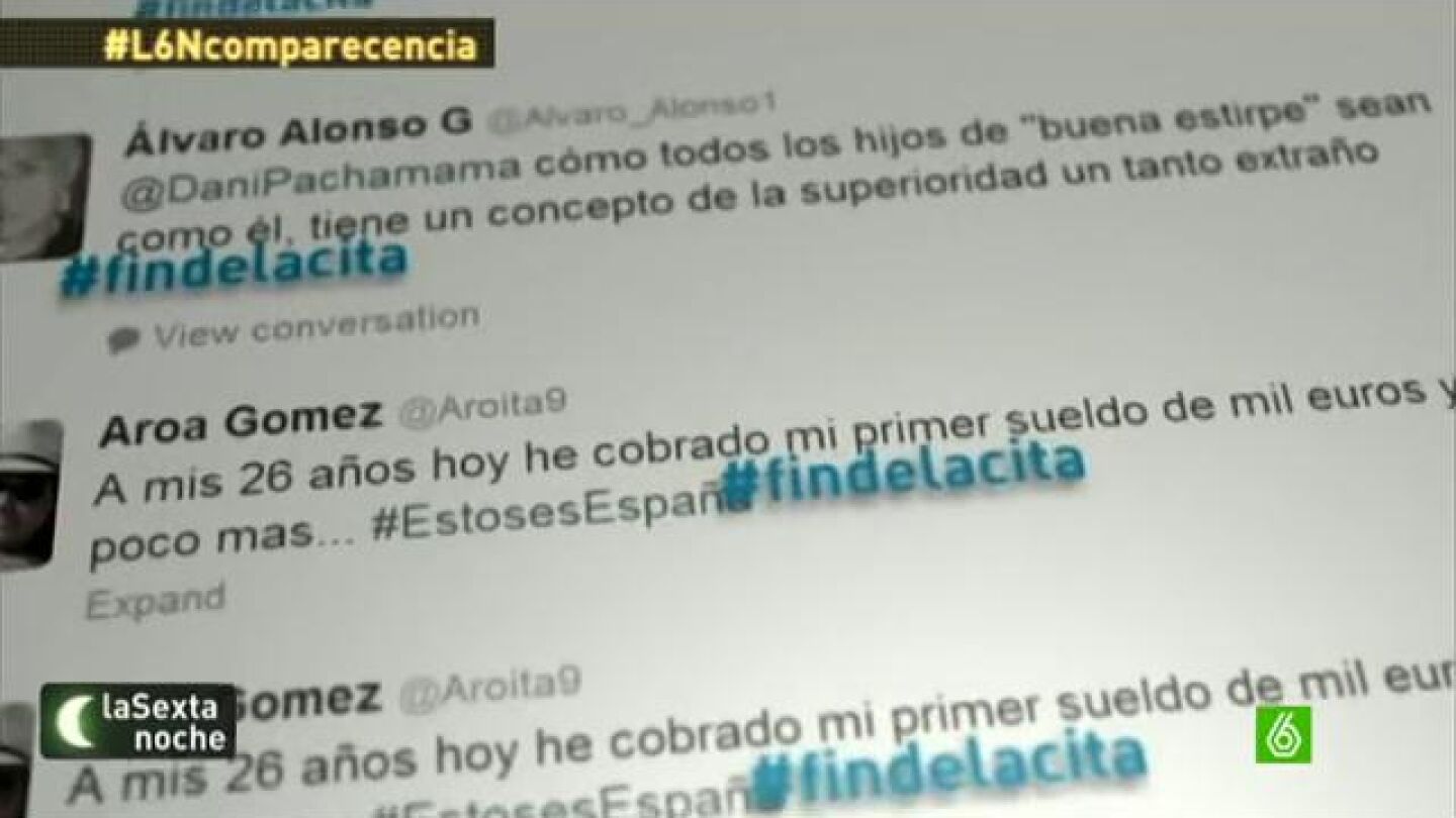 Im&aacute;gen de Twitter con el hastagh #findelacita