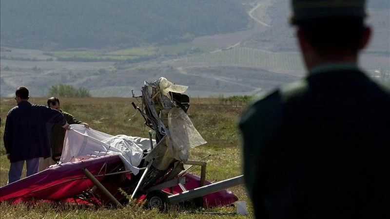Accidente de un ultraligero (Archivo) 
