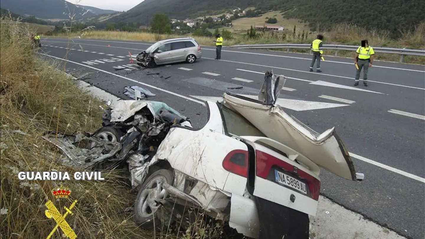 Accidente de tráfico en la localidad navarra de Ostiz Accidente de tráfico en la localidad navarra de Ostiz