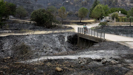 Estabilizado el incendio en Valdeconcha